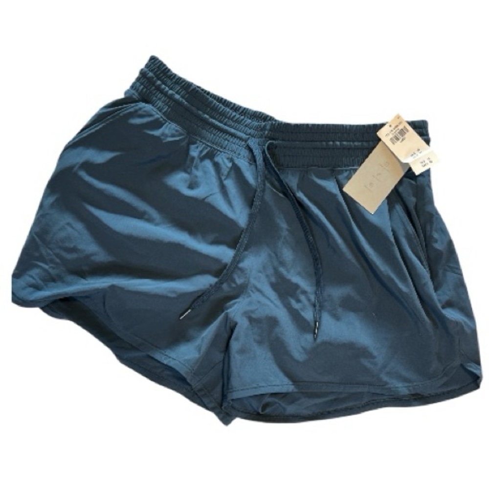 NWT Abercrombie YPB Blue Athletic Drawstring Shorts size Large
